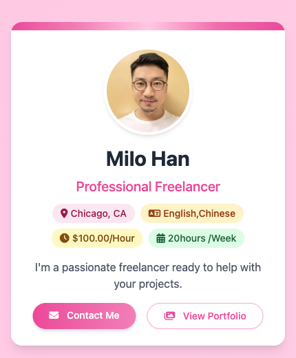 UI Designer Pink