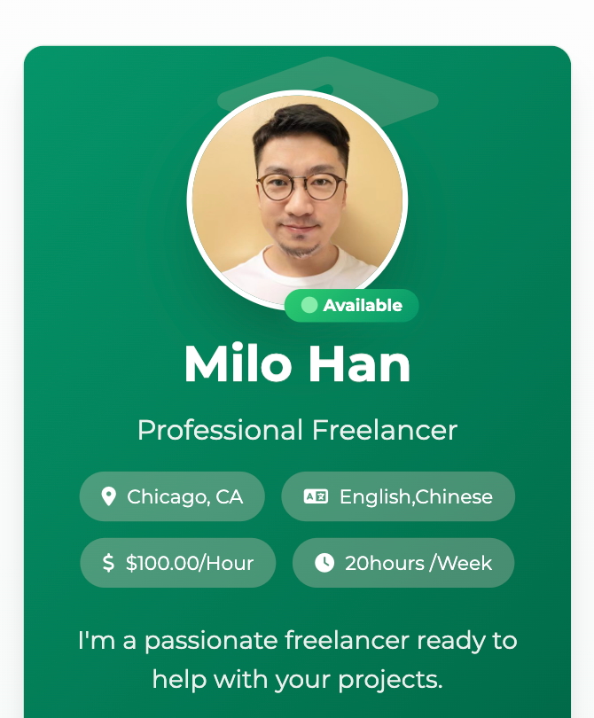 Educator Green Template Preview