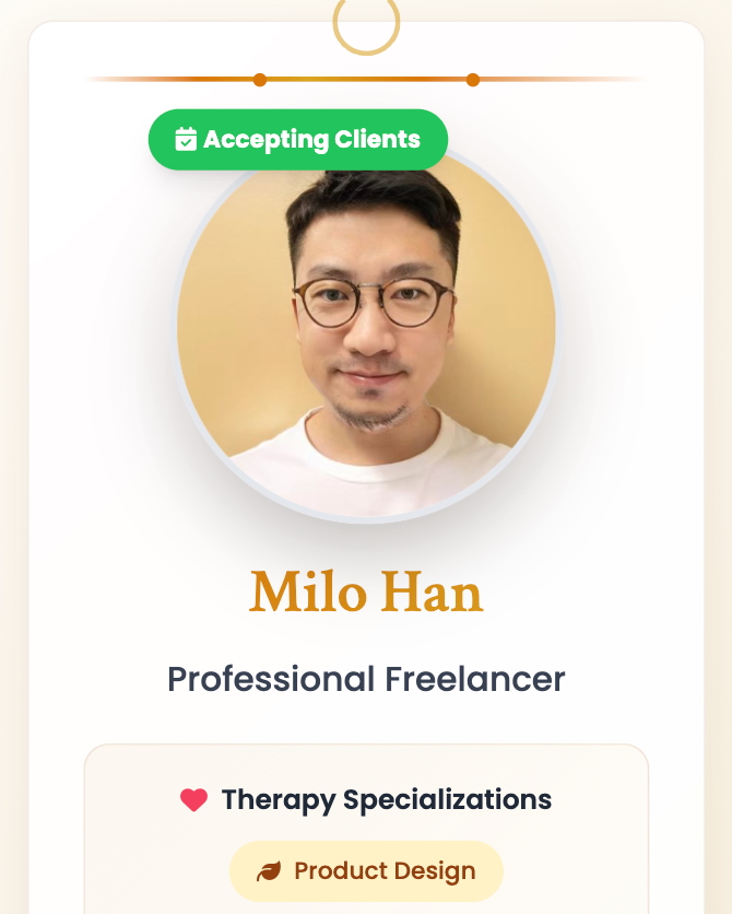 Psychological Counsellor Template Preview
